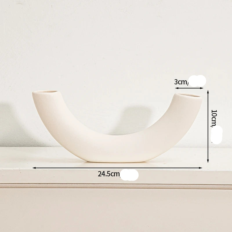 Vase Blanc Mat